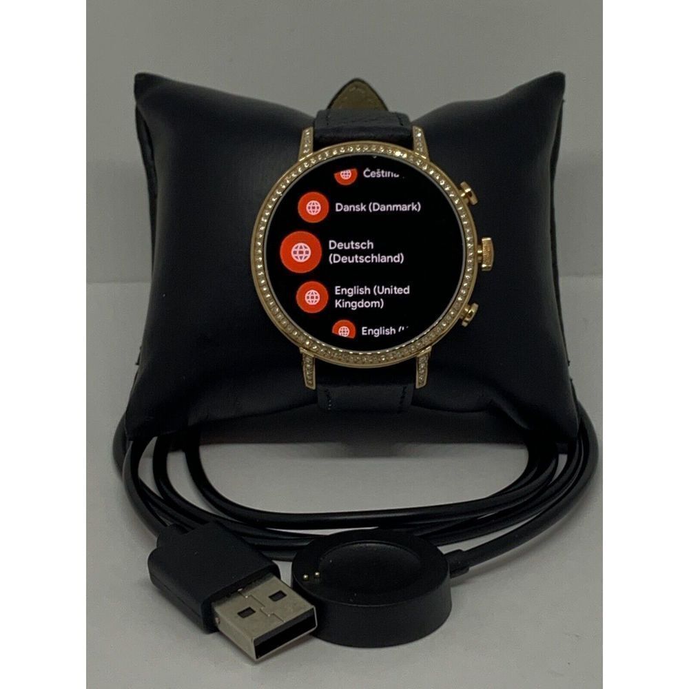 Fossil Gen 4 Authentic Digital Dial Smart Watch Custom Band FTW6015 QT355